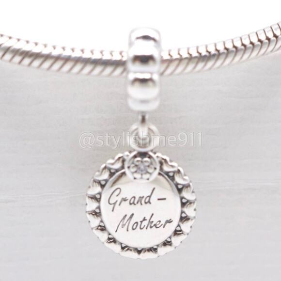Authentic PANDORA Grandmother Dangle - 791128CZ - Picture 3 of 10